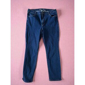 OLD NAVY High rise Straight Medium Wash Jeans Size 16